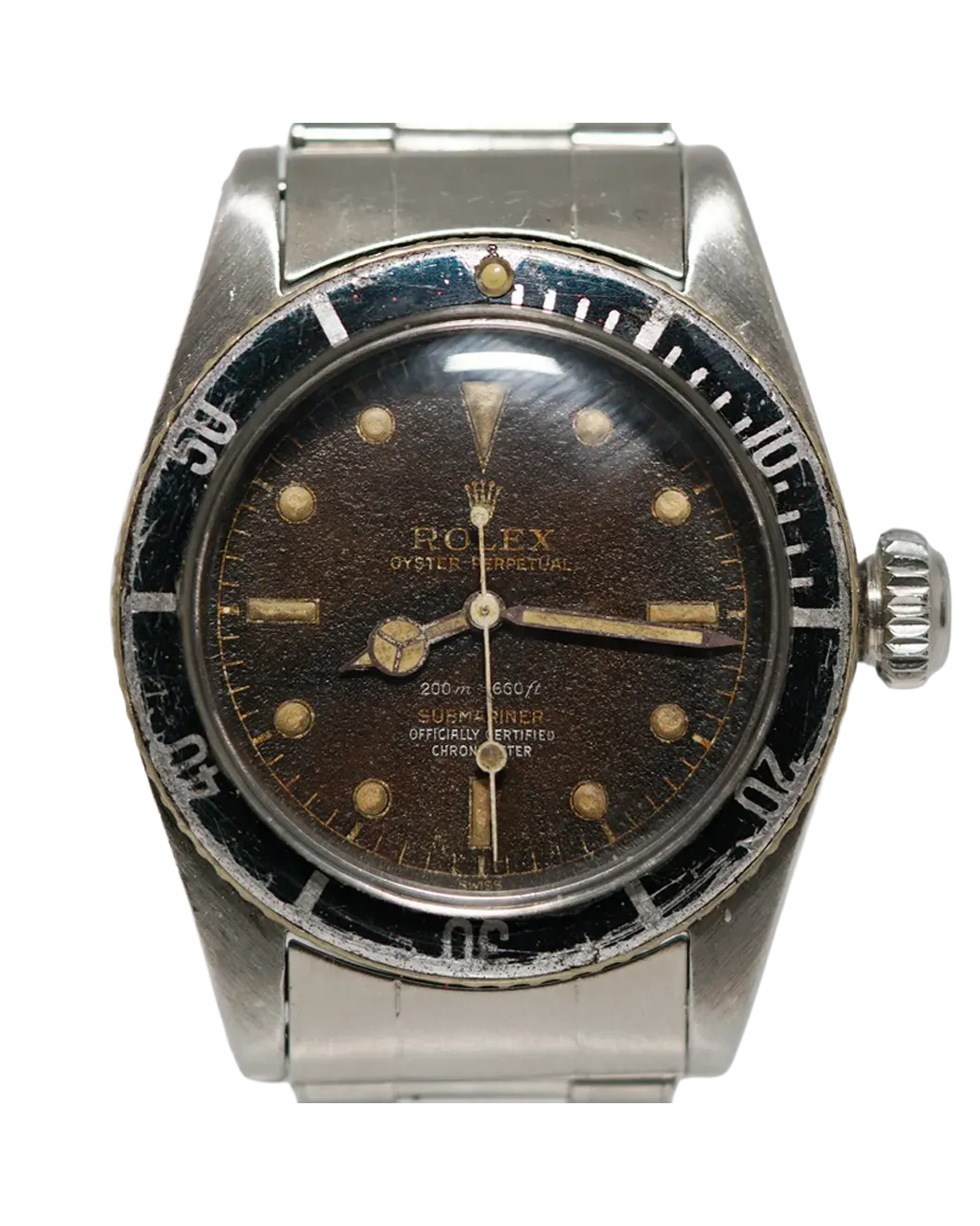 Rolex Submariner 6538 small crown